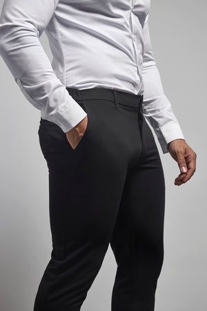 Athletic Fit Essential Pants in Black - TAILORED ATHLETE - USA
