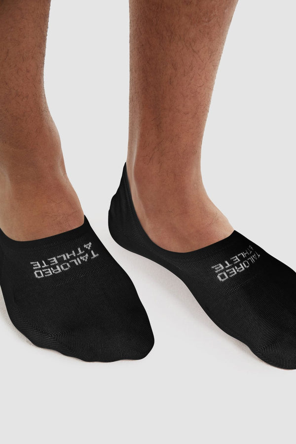 3 Pack No Show Socks In Black