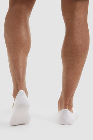 3 Pack No Show Socks In White - TAILORED ATHLETE - USA