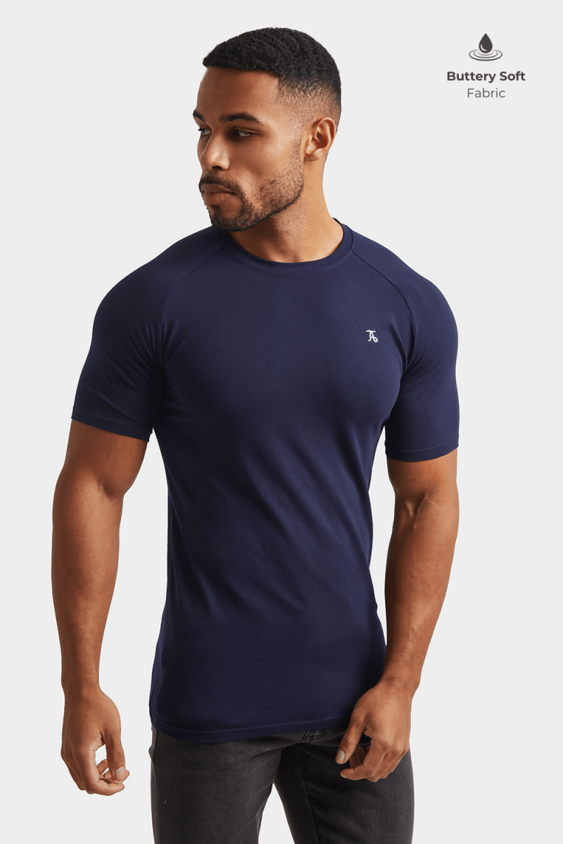 Premium Athletic Fit T-Shirt in True Navy - TAILORED ATHLETE - USA