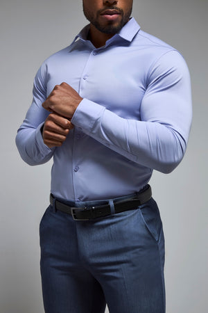 Athletic Fit Dress Shirt in Lilac - TAILORED ATHLETE - USA