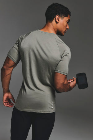 Essential Training Top in Khaki - TAILORED ATHLETE - USA