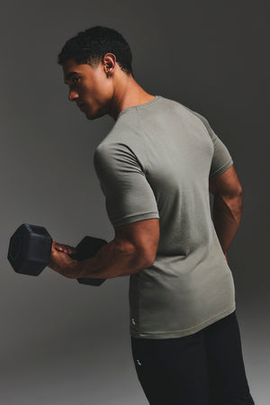 Essential Training Top in Khaki - TAILORED ATHLETE - USA