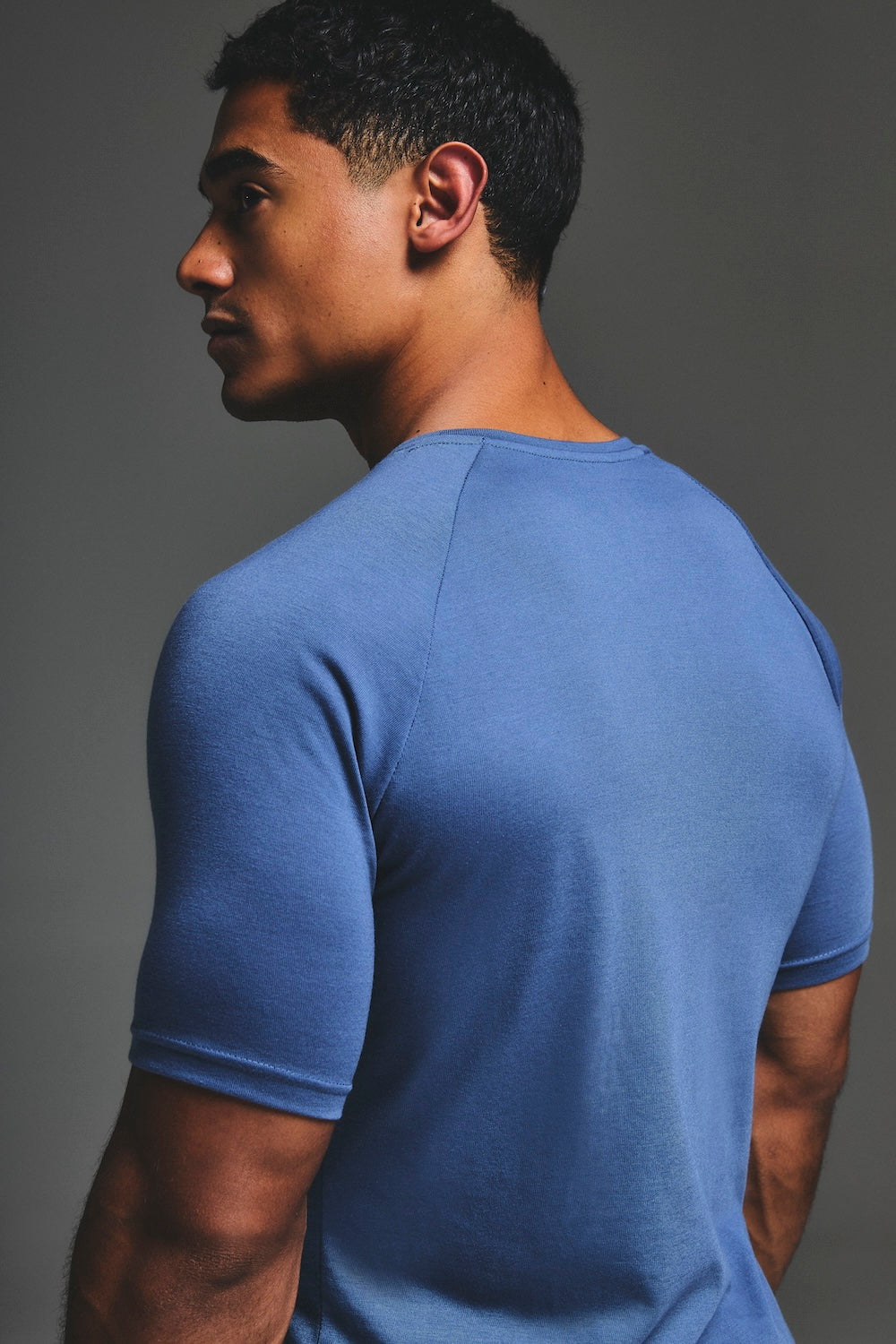 Essential Training Top in Slate Blue - TAILORED ATHLETE - USA