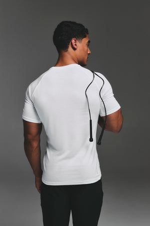 Essential Training Top in White - TAILORED ATHLETE - USA