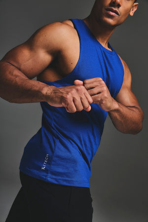 Essential Training Tank Top in Cobalt Blue - TAILORED ATHLETE - USA