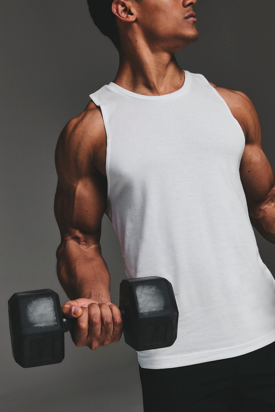 Essential Training Tank Top in White - TAILORED ATHLETE - USA