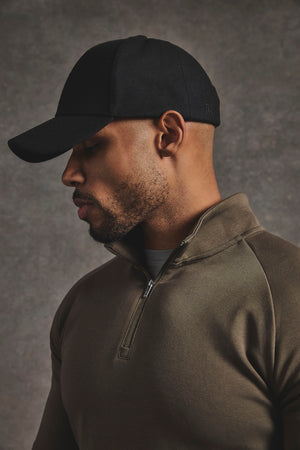 TA Embroidered Baseball Cap in Black - TAILORED ATHLETE - USA