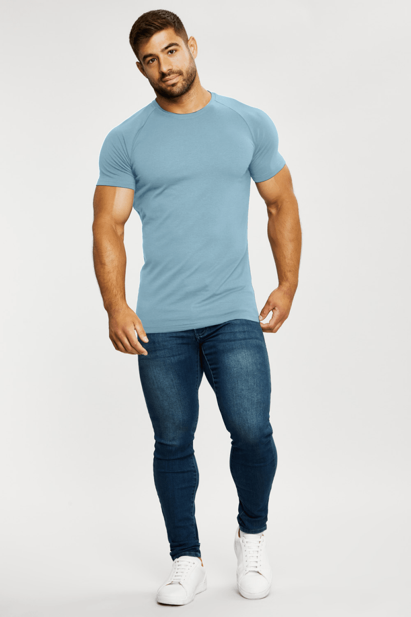 Athletic Fit Blue & White 5-Pack - TAILORED ATHLETE - USA