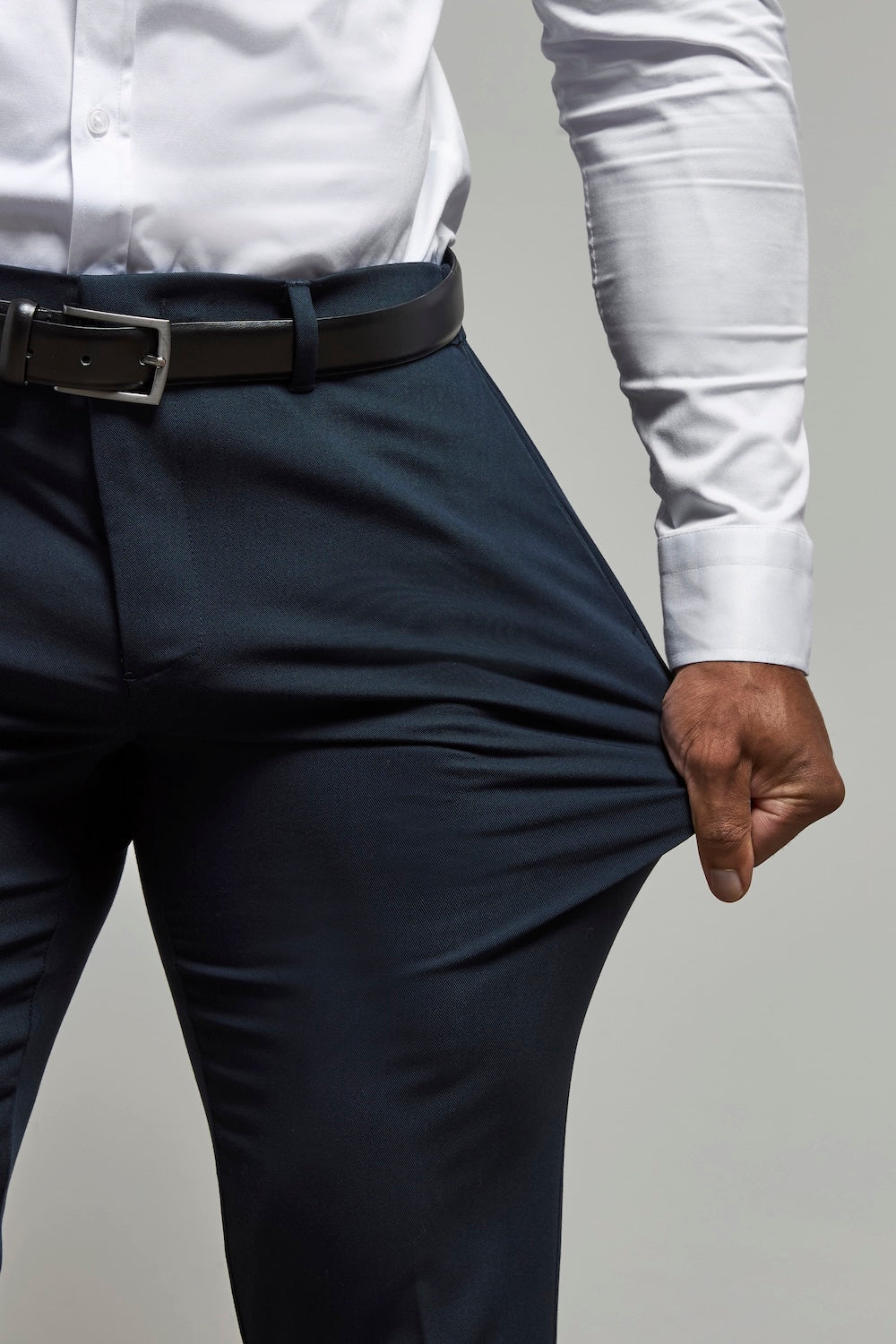 Athletic Fit Essential Pants in Navy - TAILORED ATHLETE - USA