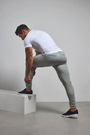Everyday Tech Pants in Soft Grey - TAILORED ATHLETE - USA