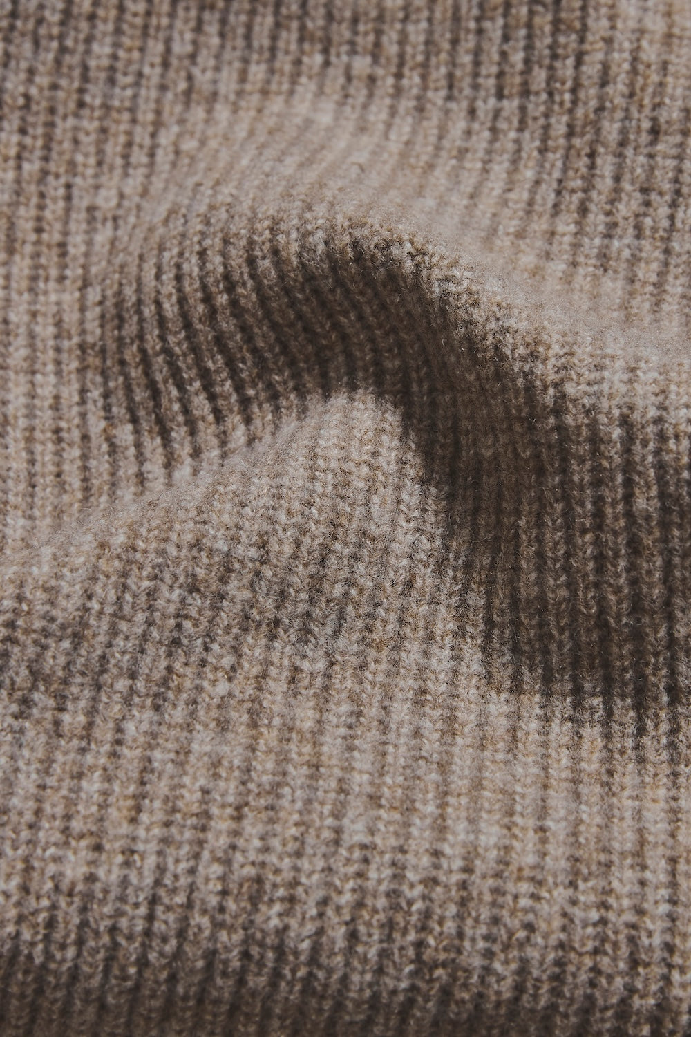 Fisherman Rib Half Zip in Neutral - TAILORED ATHLETE - USA