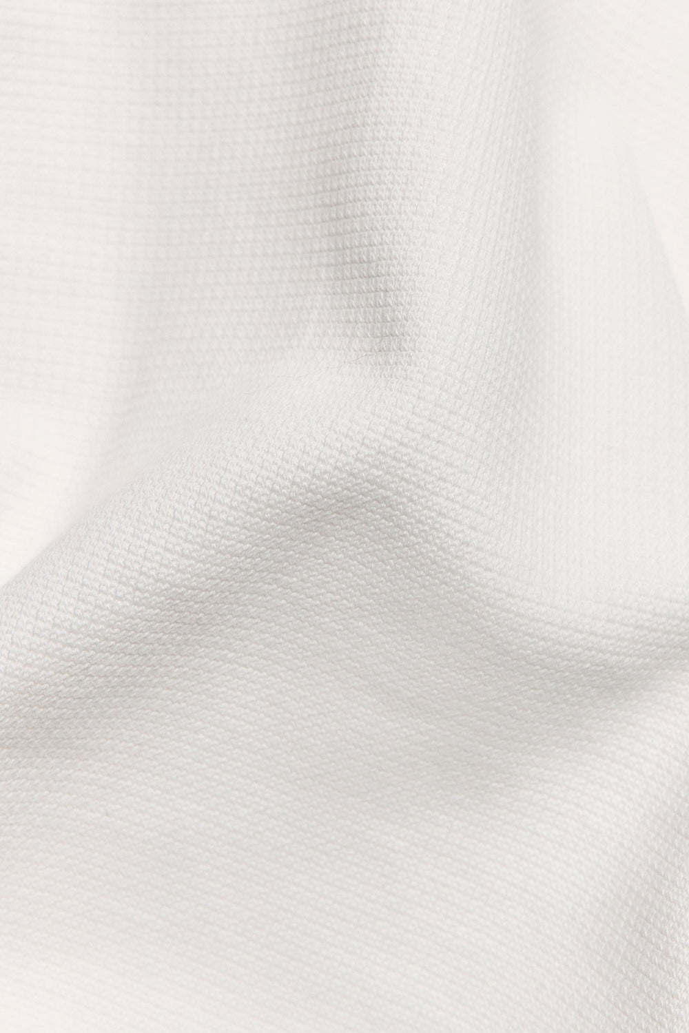 Heavy Weight Textured Crew Neck in White - TAILORED ATHLETE - USA