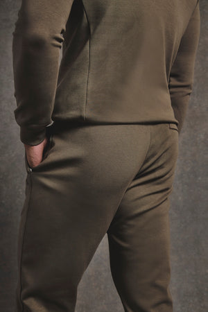 Interlock Sweat Jogger in Deep Khaki - TAILORED ATHLETE - USA