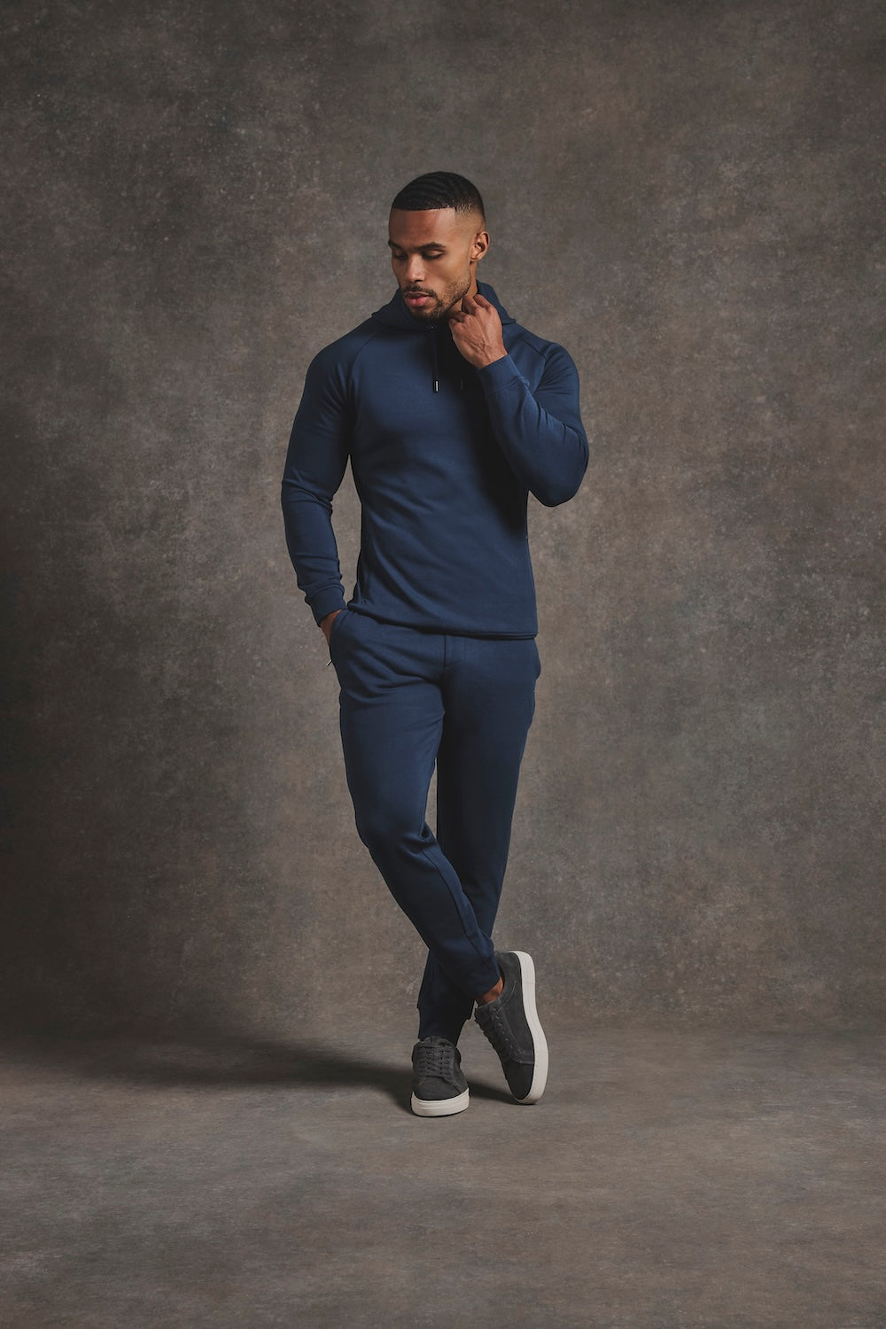 Interlock Sweat Jogger in Navy - TAILORED ATHLETE - USA