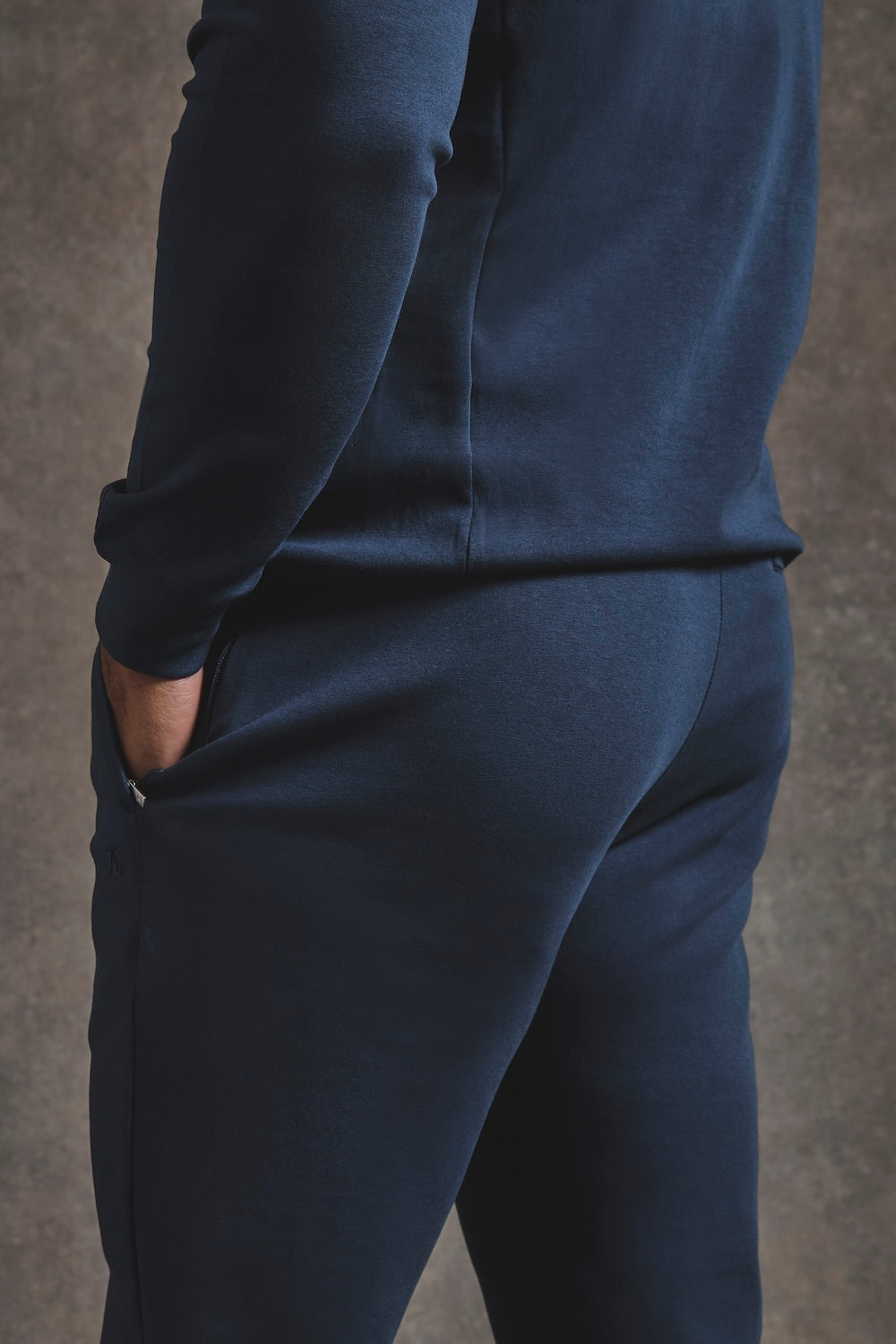 Interlock Sweat Jogger in Navy - TAILORED ATHLETE - USA