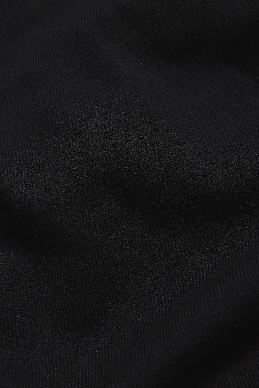 Knitted Half Zip Neck Polo in Black - TAILORED ATHLETE - USA