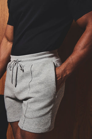 Luxe Sweat Shorts in Grey - TAILORED ATHLETE - USA