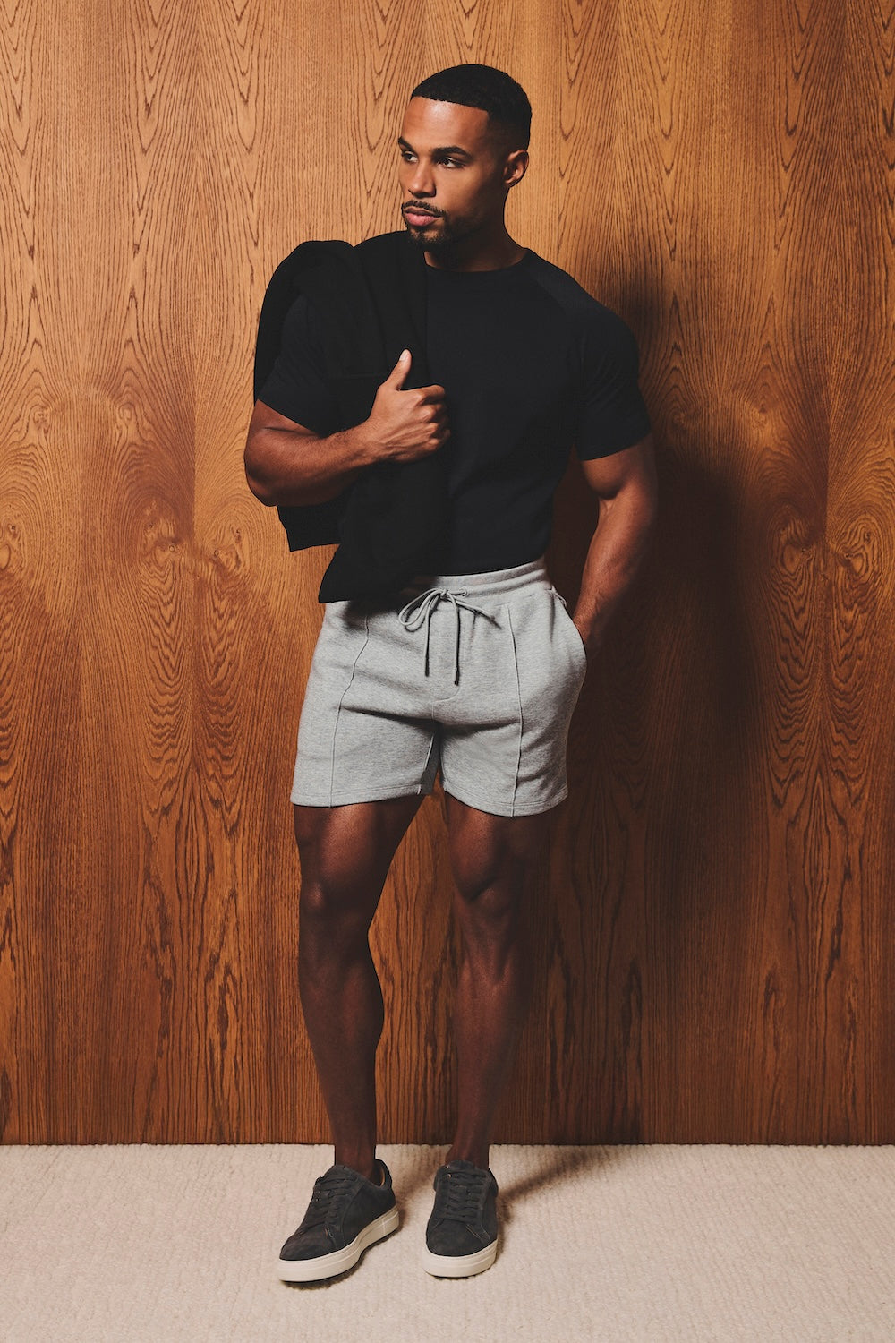 Luxe Sweat Shorts in Grey - TAILORED ATHLETE - USA