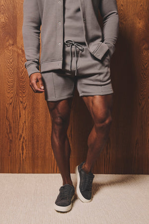 Luxe Sweat Shorts in Mushroom - TAILORED ATHLETE - USA
