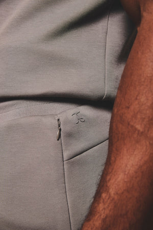 Luxe Sweat Shorts in Mushroom - TAILORED ATHLETE - USA