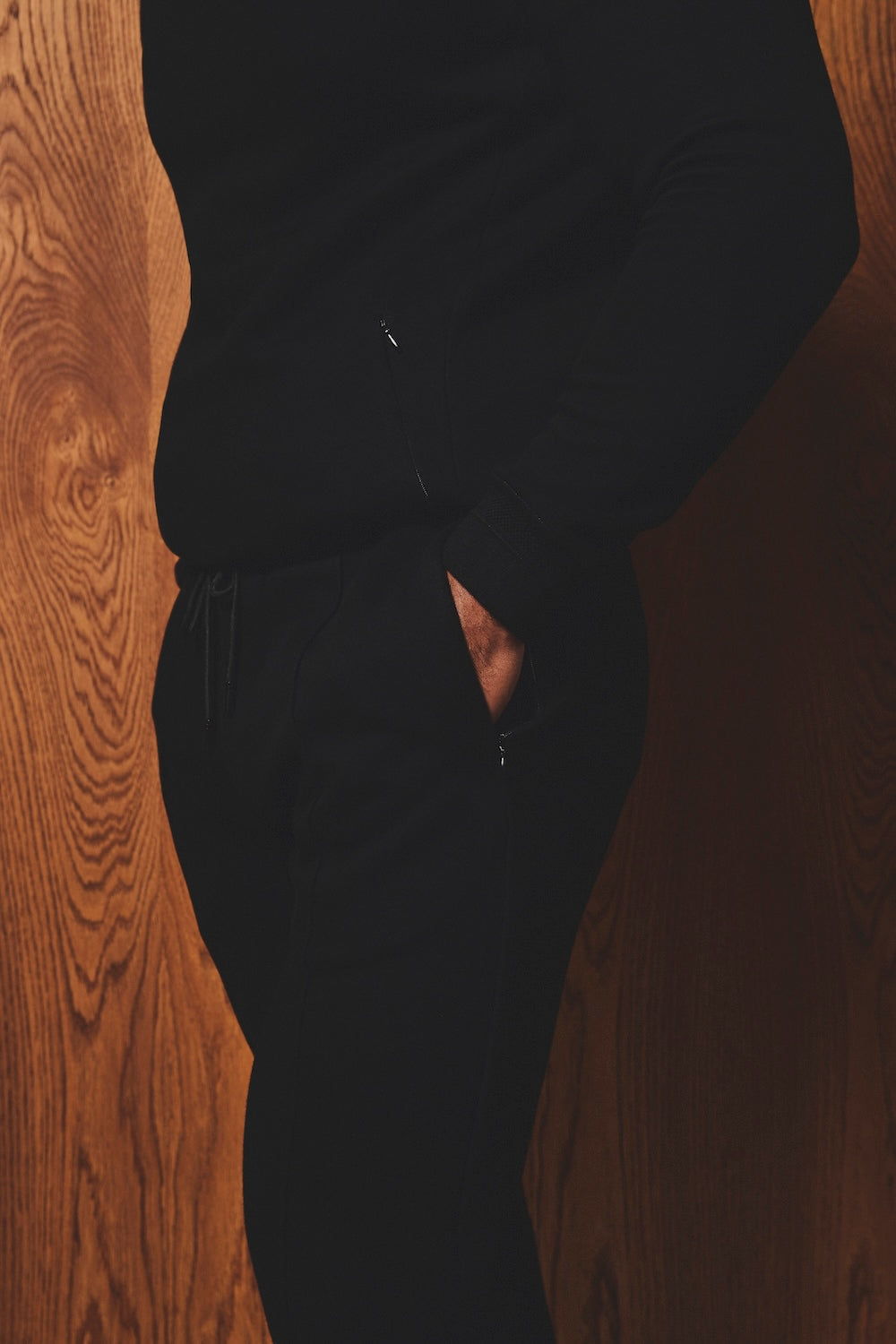 Luxe Sweat Smart Joggers in Black - TAILORED ATHLETE - USA