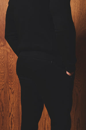 Luxe Sweat Smart Joggers in Black - TAILORED ATHLETE - USA