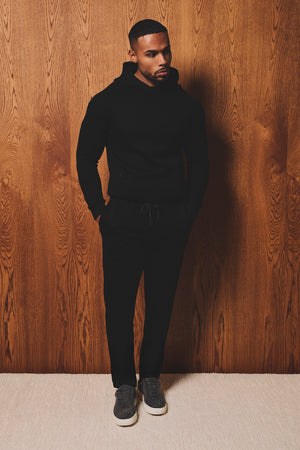 Luxe Sweat Smart Joggers in Black - TAILORED ATHLETE - USA