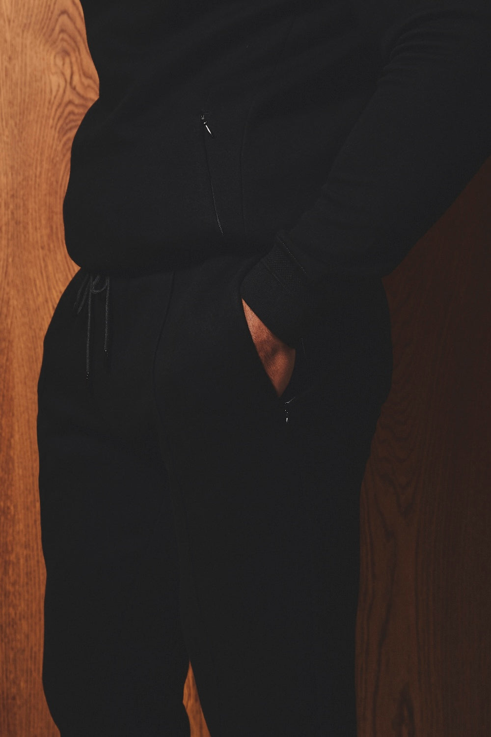 Luxe Sweat Smart Joggers in Black - TAILORED ATHLETE - USA