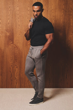 Luxe Sweat Smart Joggers in Mushroom - TAILORED ATHLETE - USA