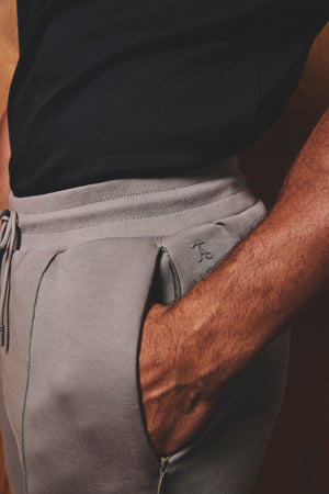 Luxe Sweat Smart Joggers in Mushroom - TAILORED ATHLETE - USA