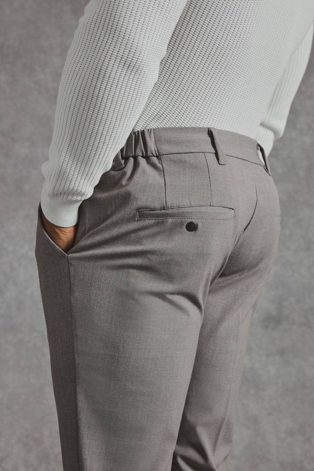 Melange Pants in Mushroom - TAILORED ATHLETE - USA
