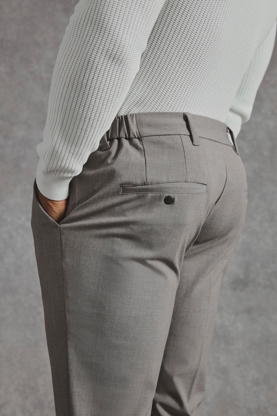 Melange Pants in Mushroom - TAILORED ATHLETE - USA