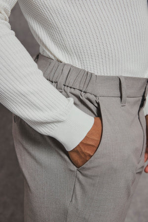 Melange Pants in Mushroom - TAILORED ATHLETE - USA