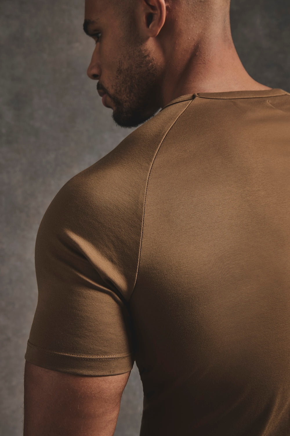 Mercerised Cotton T-Shirt in Chestnut - TAILORED ATHLETE - USA