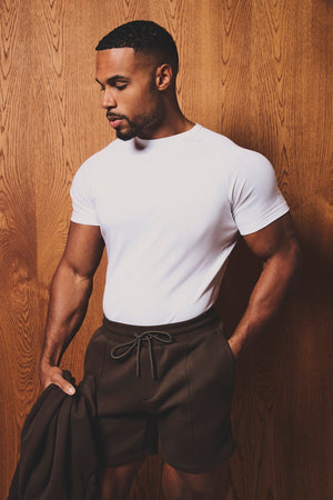 Mercerised Cotton T-Shirt in White - TAILORED ATHLETE - USA