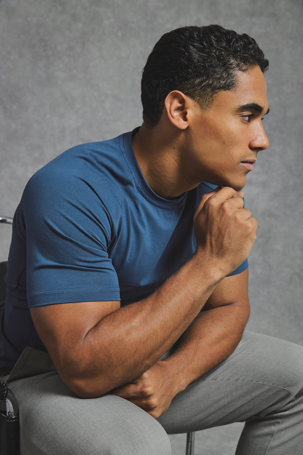 Athletic Fit T-Shirt in Teal - TAILORED ATHLETE - USA