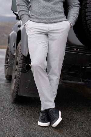 Melange Pants in Pale Grey - TAILORED ATHLETE - USA