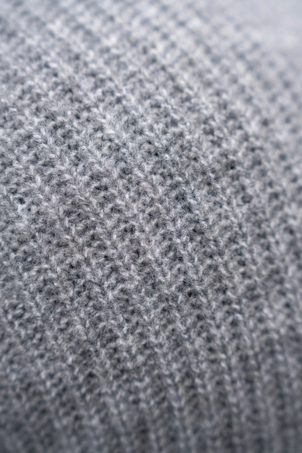 Fisherman Rib Half Zip in Mid Grey Marl - TAILORED ATHLETE - USA