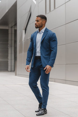 True Athletic Fit Tech Suit Pants In Navy - TAILORED ATHLETE - USA