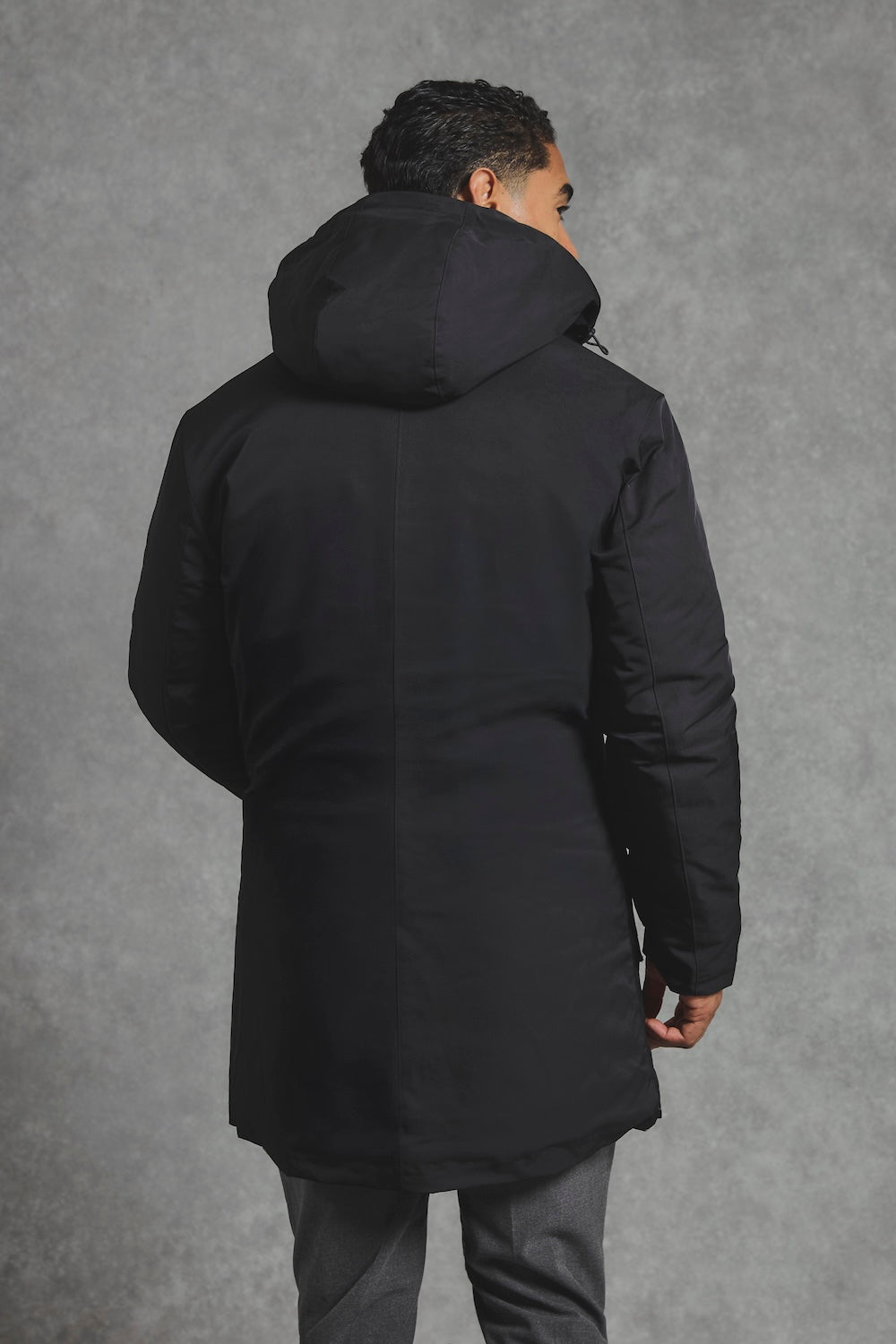 Shower Resistant Padded Parka in Black - TAILORED ATHLETE - USA