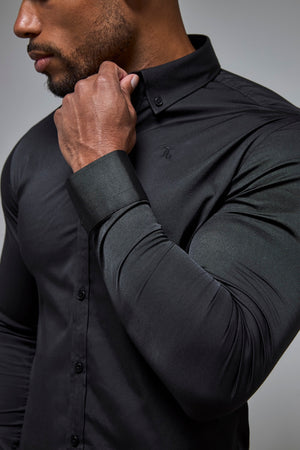 Athletic Fit Signature Shirt 2.0 in Black - TAILORED ATHLETE - USA