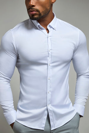 Athletic Fit Signature Shirt 2.0 in White - TAILORED ATHLETE - USA