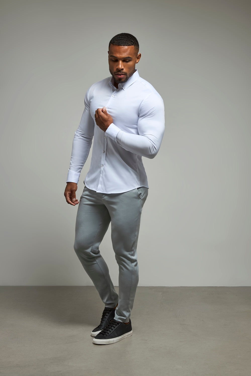 Athletic Fit Signature Shirt 2.0 in White - TAILORED ATHLETE - USA