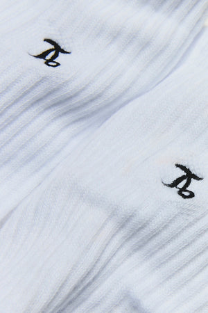 3 Pack Sports Socks In White - TAILORED ATHLETE - USA