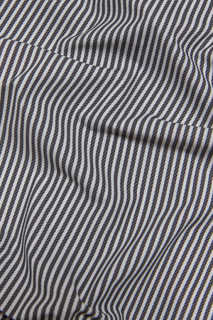 Striped Stretch Formal Shirt in Grey - TAILORED ATHLETE - USA