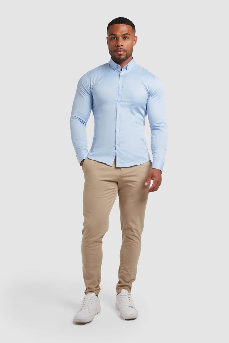 Athletic Fit Signature Shirt 2.0 in Blue - TAILORED ATHLETE - USA