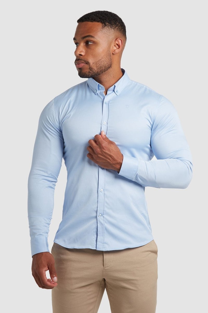 Athletic Fit Signature Shirt 2.0 in Blue - TAILORED ATHLETE - USA