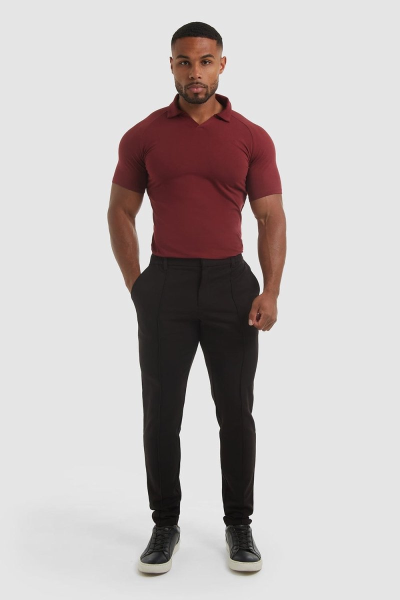 Stitched Crease Pants in Black - TAILORED ATHLETE - USA