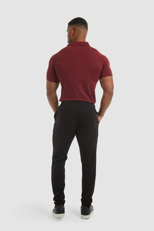 Stitched Crease Pants in Black - TAILORED ATHLETE - USA